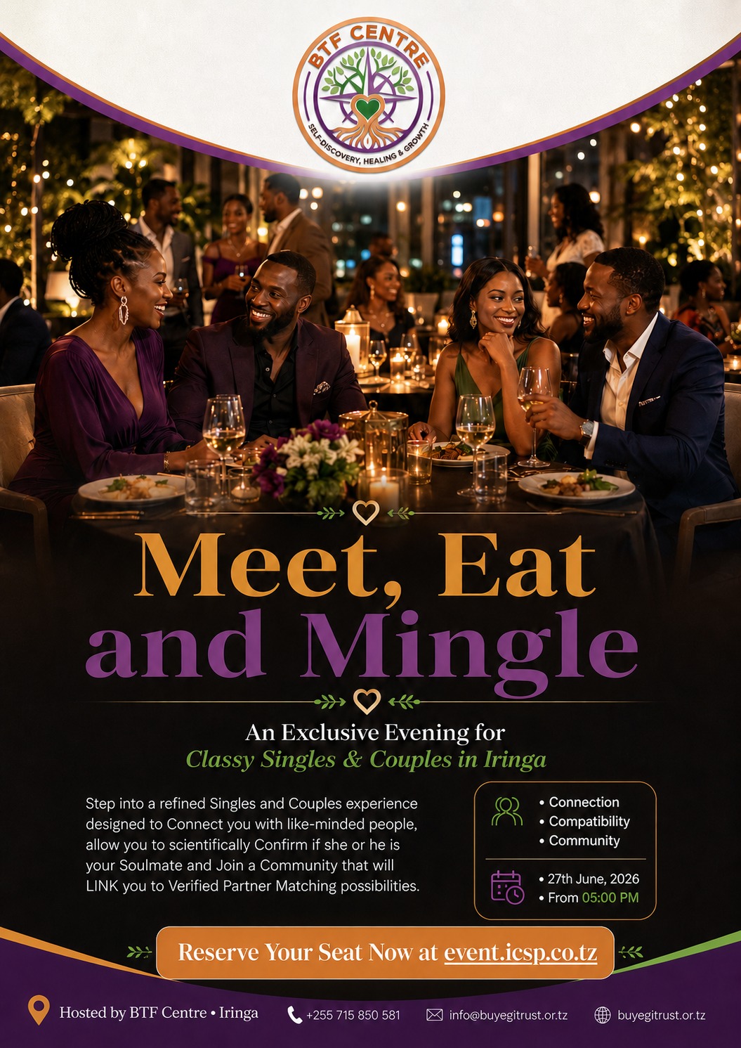 Singles and Couples Wellness Event